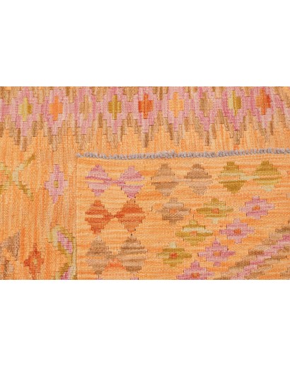 Tappeto Kilim Afghanistan marrone 103x149