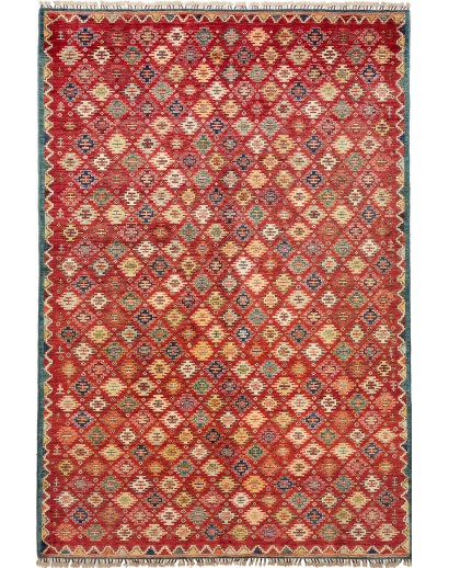 Tappeto Samarkand Pakistan marrone grigio 200x293