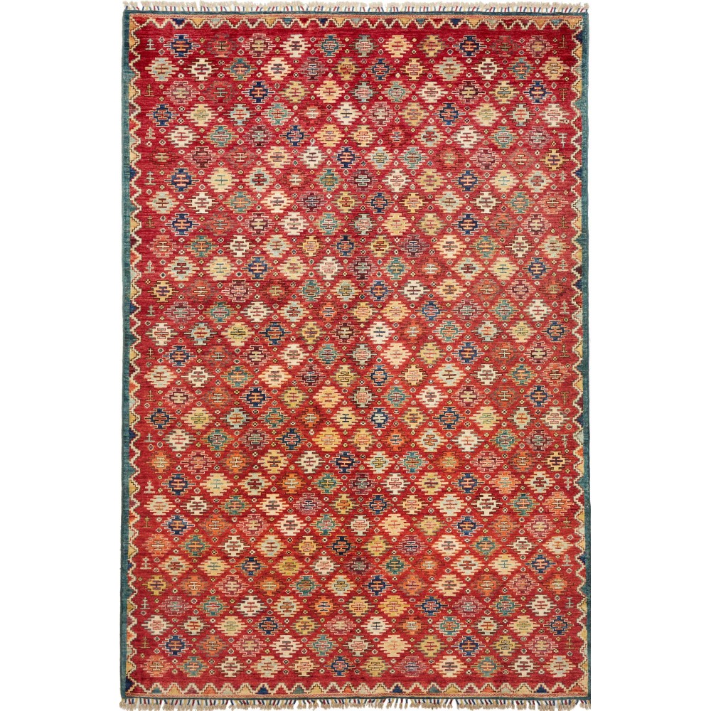 Tappeto Samarkand Pakistan marrone grigio 200x293