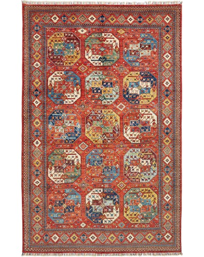 Tappeto Zigler Fine Pakistan marrone grigio 195x310