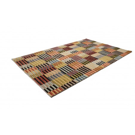Tappeto Barjesta Pakistan marrone giallo 195x304