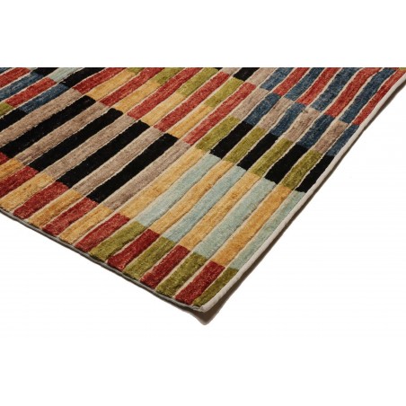 Tappeto Barjesta Pakistan marrone giallo 195x304