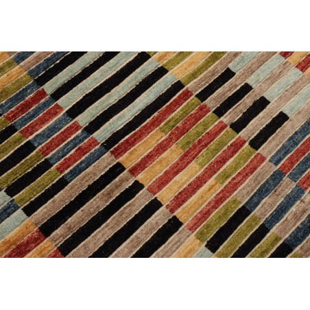 Tappeto Barjesta Pakistan marrone giallo 195x304