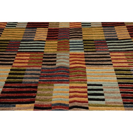 Tappeto Barjesta Pakistan marrone giallo 195x304