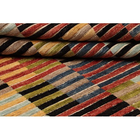 Tappeto Barjesta Pakistan marrone giallo 195x304