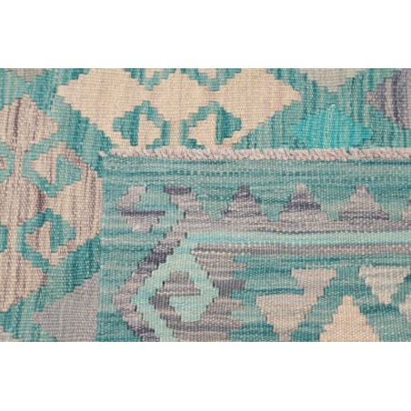 Tappeto Kilim Afghanistan azzurro beige 102x151