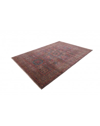 Tappeto Mamlouk Pakistan azzurro grigio 197x292