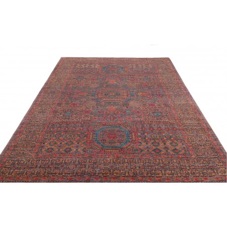 Tappeto Mamlouk Pakistan azzurro grigio 197x292
