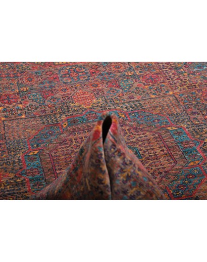 Tappeto Mamlouk Pakistan azzurro grigio 197x292