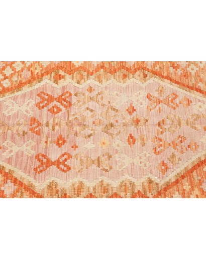 Tappeto Kilim Afghanistan marrone arancione 105x146