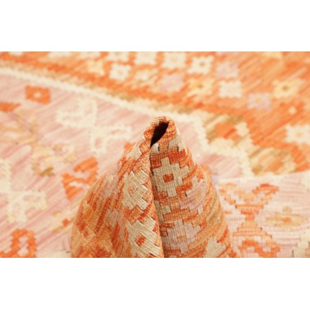 Tappeto Kilim Afghanistan marrone arancione 105x146