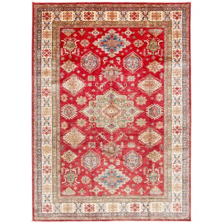 Tappeto Kazak Fine Pakistan marrone rosso 209x290