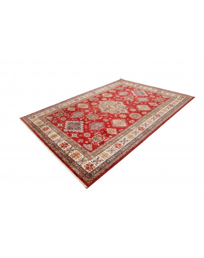 Tappeto Kazak Fine Pakistan marrone rosso 209x290