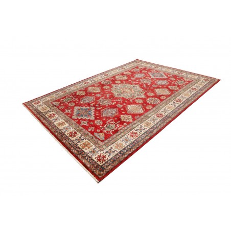 Tappeto Kazak Fine Pakistan marrone rosso 209x290