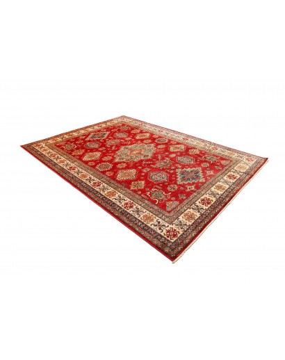 Tappeto Kazak Fine Pakistan marrone rosso 209x290