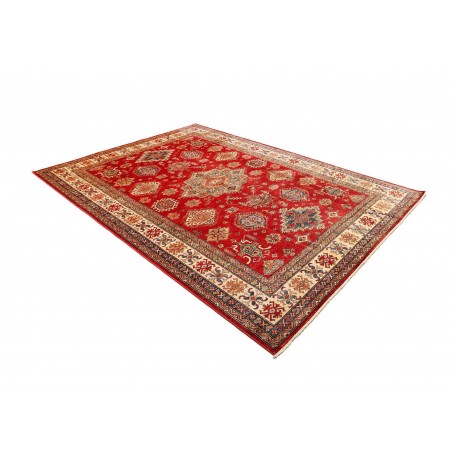 Tappeto Kazak Fine Pakistan marrone rosso 209x290