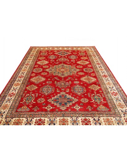 Tappeto Kazak Fine Pakistan marrone rosso 209x290