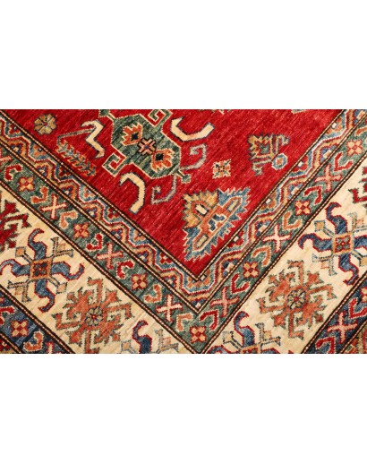 Tappeto Kazak Fine Pakistan marrone rosso 209x290