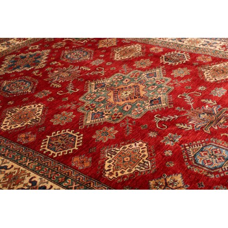 Tappeto Kazak Fine Pakistan marrone rosso 209x290