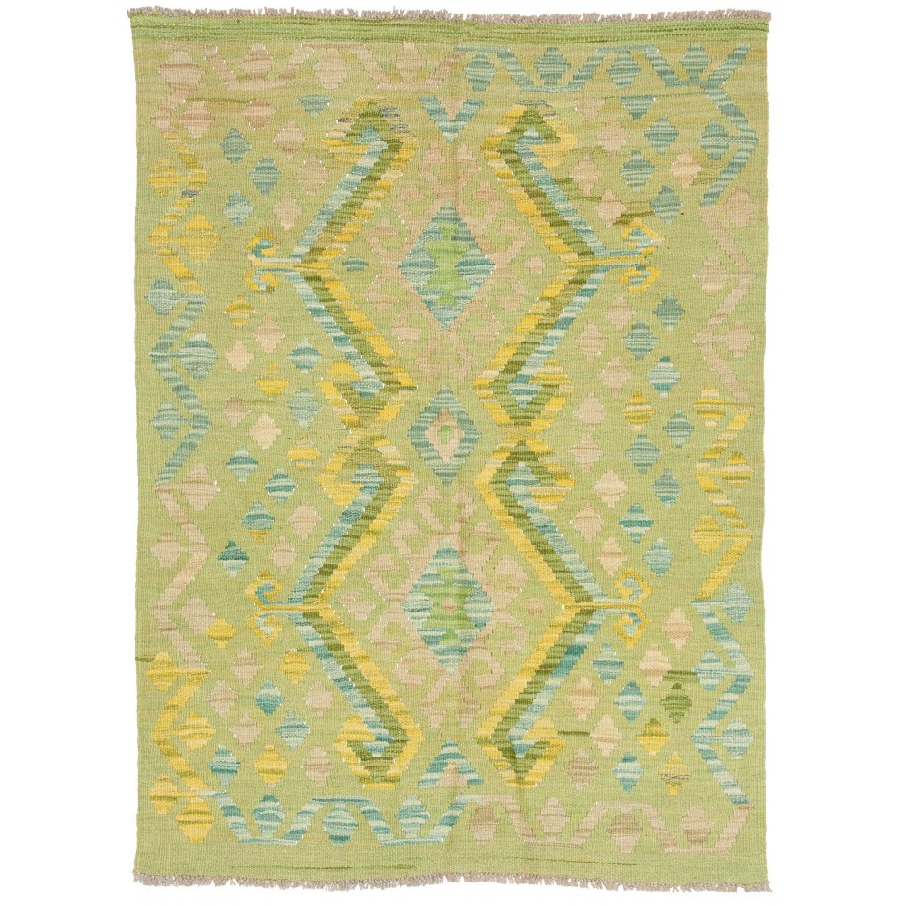 Tappeto Kilim Afghanistan marrone beige 102x137