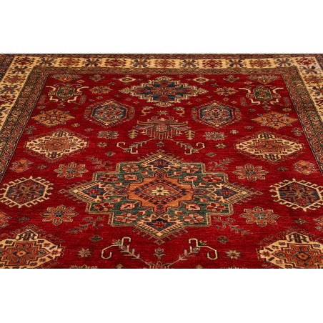 Tappeto Kazak Fine Pakistan marrone rosso 209x290
