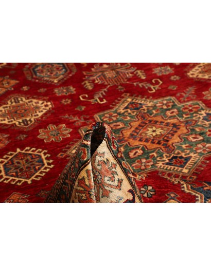Tappeto Kazak Fine Pakistan marrone rosso 209x290