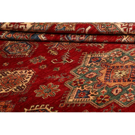 Tappeto Kazak Fine Pakistan marrone rosso 209x290