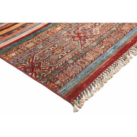 Tappeto Samarkand Pakistan rosso arancione 206x300