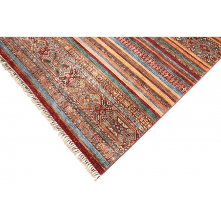 Tappeto Samarkand Pakistan rosso arancione 206x300