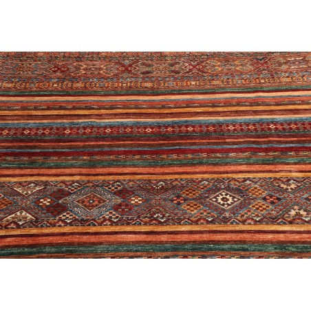 Tappeto Samarkand Pakistan rosso arancione 206x300