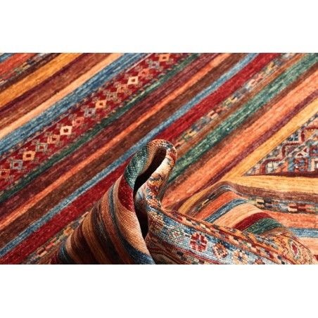Tappeto Samarkand Pakistan rosso arancione 206x300