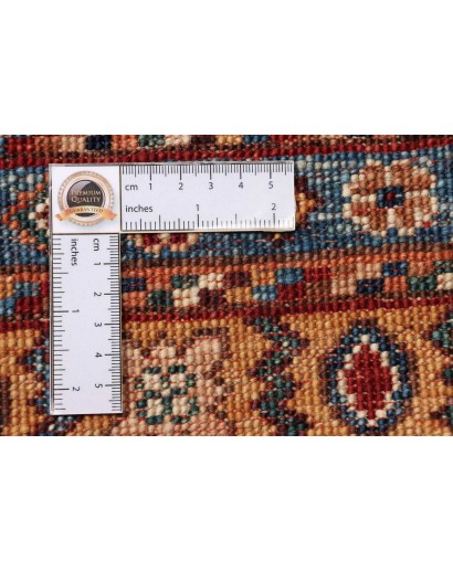 Tappeto Samarkand Pakistan rosso arancione 206x300