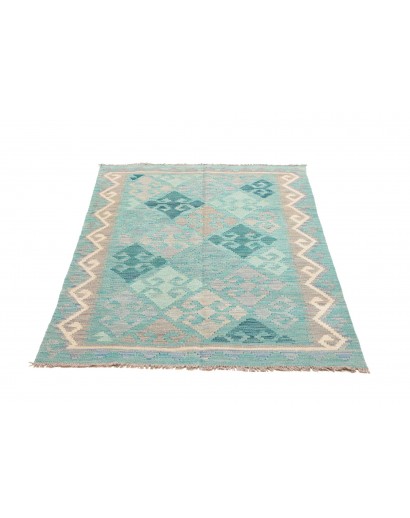 Tappeto Kilim Afghanistan azzurro 96x152