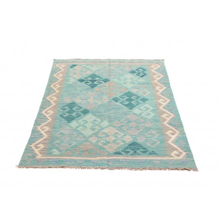 Tappeto Kilim Afghanistan azzurro 96x152