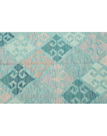 Tappeto Kilim Afghanistan azzurro 96x152