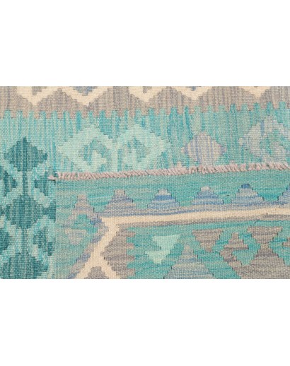 Tappeto Kilim Afghanistan azzurro 96x152