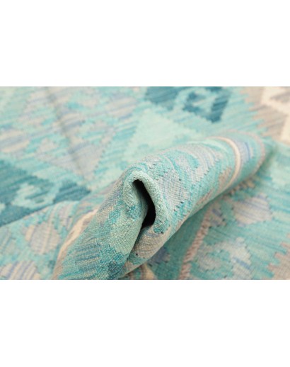 Tappeto Kilim Afghanistan azzurro 96x152