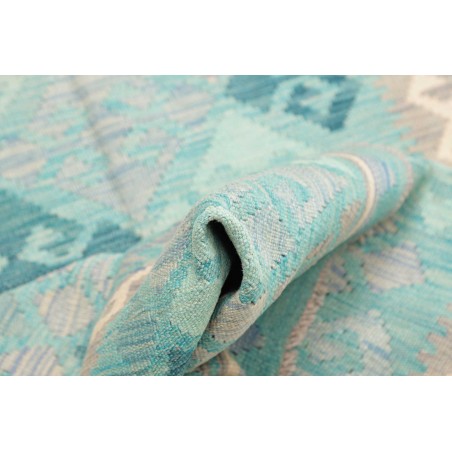 Tappeto Kilim Afghanistan azzurro 96x152