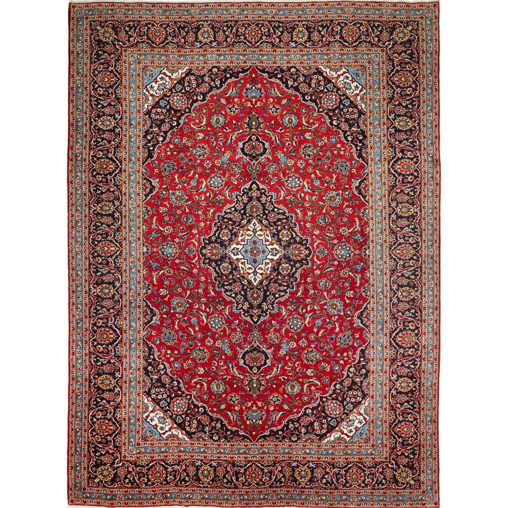 Tappeto Ardakan Persia marrone blu 293x402 Tappeto Ardakan Persia marrone blu 293x402
