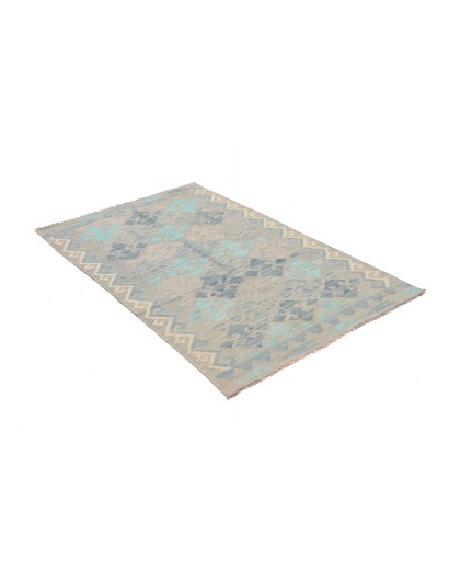 Tappeto Kilim Afghanistan beige grigio 99x160