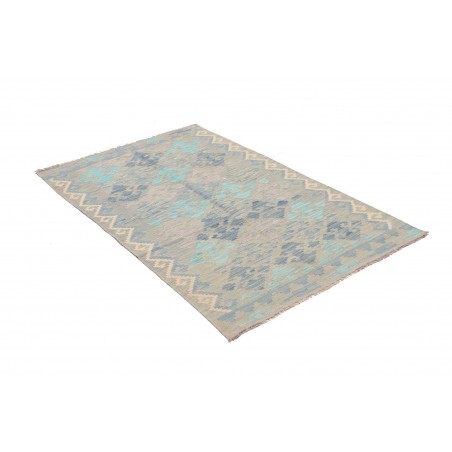 Tappeto Kilim Afghanistan beige grigio 99x160