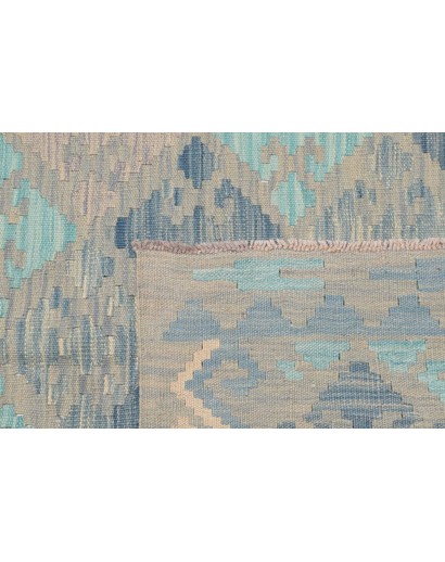 Tappeto Kilim Afghanistan beige grigio 99x160