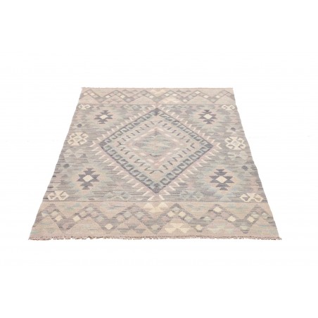Tappeto Kilim Afghanistan beige azzurro 101x150