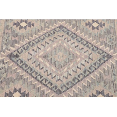 Tappeto Kilim Afghanistan beige azzurro 101x150