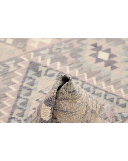 Tappeto Kilim Afghanistan beige azzurro 101x150