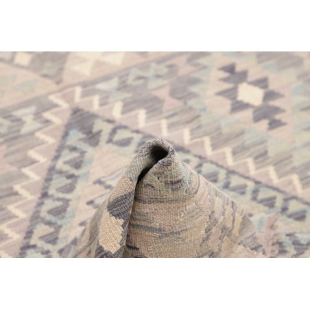 Tappeto Kilim Afghanistan beige azzurro 101x150