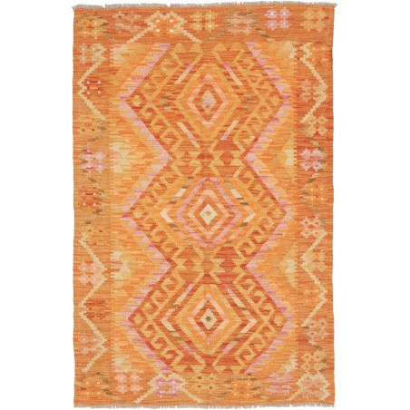 Tappeto Kilim Afghanistan marrone 98x152