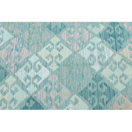 Tappeto Kilim Afghanistan beige blu 99x152