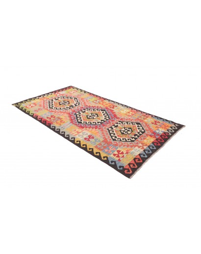 Tappeto Kilim Afghanistan marrone grigio 120x221