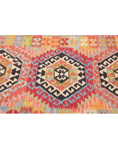 Tappeto Kilim Afghanistan marrone grigio 120x221